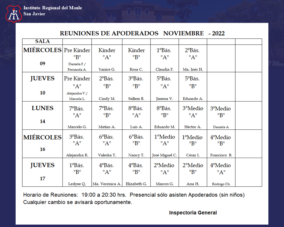 InformativoReunionesNovRRSSweb